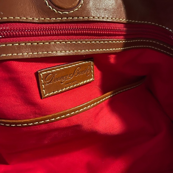 Dooney & Bourke Black and Brown Shoulder Bag - Picture 2 of 9